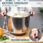Stock Pot with Lid 14 Quarts