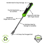 Weeding Set - Includes Dandelion Weeder, Weeding Fork, Patio Crack Weeder