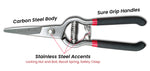 Classic Straight Blade Garden Bypass Pruners