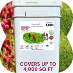 Crimson Clover + Mow Less Grass Seed