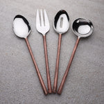 CAMELLIA HOSTESS SERVING 4 PC. SET