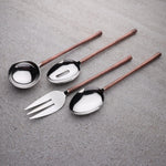CAMELLIA HOSTESS SERVING 4 PC. SET