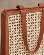 Raja Leather and Cane Laptop Bags