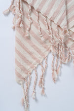 Girit Salmon Cotton Linen Towel