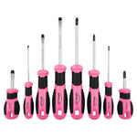 Apollo Tools 8 Pink Essential Screwdriver Set DT5018P