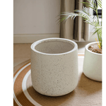 Modern White Planter Round