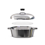 Oval Dutch Oven with Lid - 12.6 Quart (18 Inch)