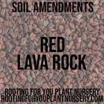 Red Lava Rock Soil Amendment