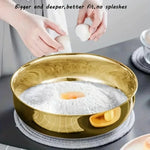 1Pcs Bread Beater Wooden Handle  Stainless Steel Ring Cake Pizza Pastry Biscuit Yeast Baking Dough Mixer Baking Supplies