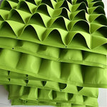 18-Pocket Vertical Garden Planter, Wall-Mounted Bag for Balcony/Patio. Grow herbs & vegetables indoors/outdoors. Space-saving.