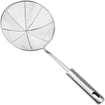 Stainless Steel Spider Strainer for Cooking Frying Multifunctional Skimmer Spoon with Handle for Kitchen Frying Food Noodle