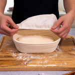 1Pcs Bread Beater Wooden Handle  Stainless Steel Ring Cake Pizza Pastry Biscuit Yeast Baking Dough Mixer Baking Supplies