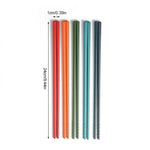 Non-slip 5Pairs Silicone Chopsticks Set Japanese Chopsticks Noodle Sushi Food Chop Stick Kitchen Tableware Set Gift Dinnerware
