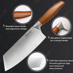 WXCOO Professional Knives Utility Japanese Chef's Knife Stainless Steel Fish Boning Fruit Slicing BBQ Cutter Kitchen Bag