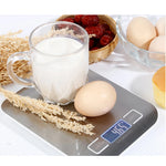 Portable Electronic Digital Kitchen Scale with Timer High Precision LED Display Household Weight Balance Measuring Tools