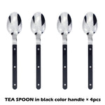 Fashionable Design Top Mirror Polishing Cutlery Sets Stainless Steel 18/8(304) ABS Handle With Rivets Silverware Set For Kitchen