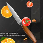 WXCOO Professional Knives Utility Japanese Chef's Knife Stainless Steel Fish Boning Fruit Slicing BBQ Cutter Kitchen Bag