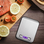 Portable Electronic Digital Kitchen Scale with Timer High Precision LED Display Household Weight Balance Measuring Tools