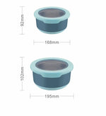 Fresh-keeping Box Stainless Steel Food Sealing Bowl Anti-scalding Lunch Box with Lid Kitchen Food Sealing Bowl Fresh-keeping Box