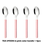 Fashionable Design Top Mirror Polishing Cutlery Sets Stainless Steel 18/8(304) ABS Handle With Rivets Silverware Set For Kitchen