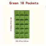 18-Pocket Vertical Garden Planter, Wall-Mounted Bag for Balcony/Patio. Grow herbs & vegetables indoors/outdoors. Space-saving.