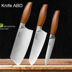 WXCOO Professional Knives Utility Japanese Chef's Knife Stainless Steel Fish Boning Fruit Slicing BBQ Cutter Kitchen Bag