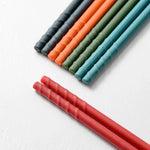 Non-slip 5Pairs Silicone Chopsticks Set Japanese Chopsticks Noodle Sushi Food Chop Stick Kitchen Tableware Set Gift Dinnerware