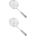 Stainless Steel Spider Strainer for Cooking Frying Multifunctional Skimmer Spoon with Handle for Kitchen Frying Food Noodle