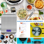 Portable Electronic Digital Kitchen Scale with Timer High Precision LED Display Household Weight Balance Measuring Tools
