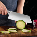 WXCOO Professional Knives Utility Japanese Chef's Knife Stainless Steel Fish Boning Fruit Slicing BBQ Cutter Kitchen Bag
