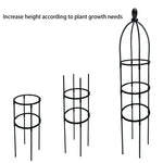 Black Garden Trellis, Plant Climbing Support Frame, Durable Plastic, Potted Plants, Indoor/Outdoor Climbing Plant Support
