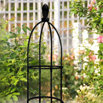 Black Garden Trellis, Plant Climbing Support Frame, Durable Plastic, Potted Plants, Indoor/Outdoor Climbing Plant Support