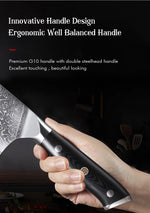 TURWHO 8-inch Professional Chef's Knives Japanese 67 Layer Damascus Steel Super Sharp Meat Vegetable Kitchen Knife Cooking Tools