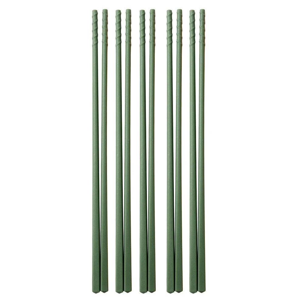 Non-slip 5Pairs Silicone Chopsticks Set Japanese Chopsticks Noodle Sushi Food Chop Stick Kitchen Tableware Set Gift Dinnerware