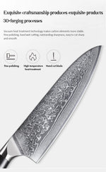 TURWHO 8-inch Professional Chef's Knives Japanese 67 Layer Damascus Steel Super Sharp Meat Vegetable Kitchen Knife Cooking Tools
