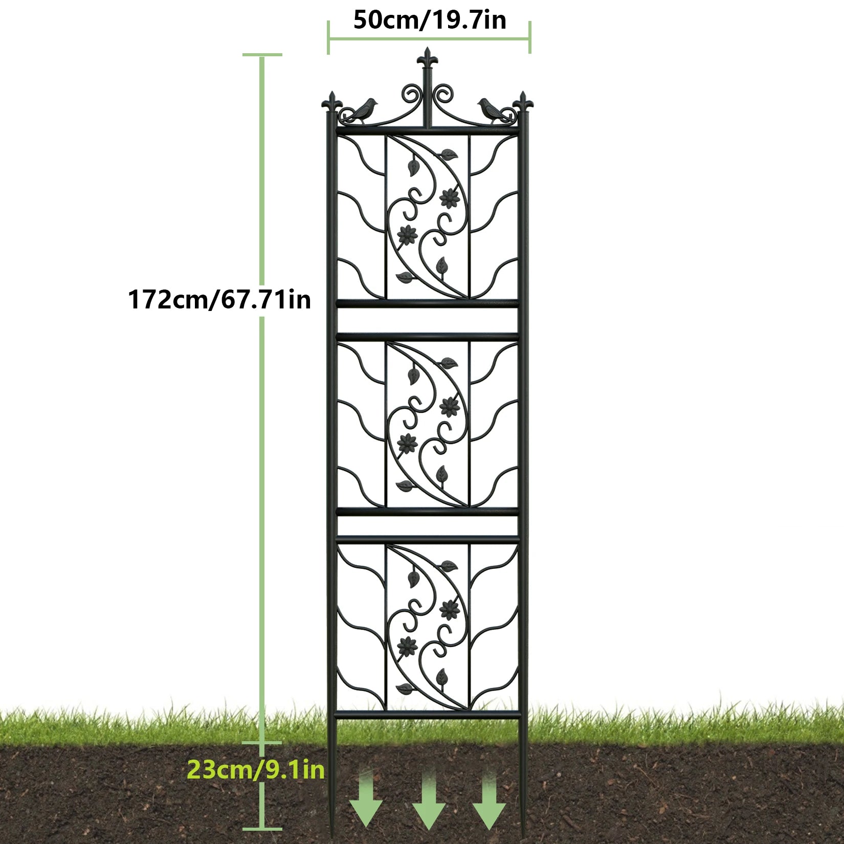 Metal Garden Trellis 6 pack