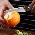 WXCOO 7Inch Japanese Knife Professional Ergonomic Wood Handle Santoku Knives Ultra Kitchen Stainless Steel Kitchen