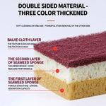 5/10Pcs Dishwashing Cleaning Sponge High Density Strong Stain Removal Kitchen Bathroom Dish Washing Cleaning Tool Porous Sponge