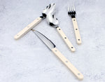 Fashionable Design Top Mirror Polishing Cutlery Sets Stainless Steel 18/8(304) ABS Handle With Rivets Silverware Set For Kitchen