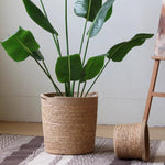 Natural Cylinder Storage and Planter Basket