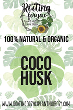 Coco Husk Soil Amendment Resealable Bags Organic