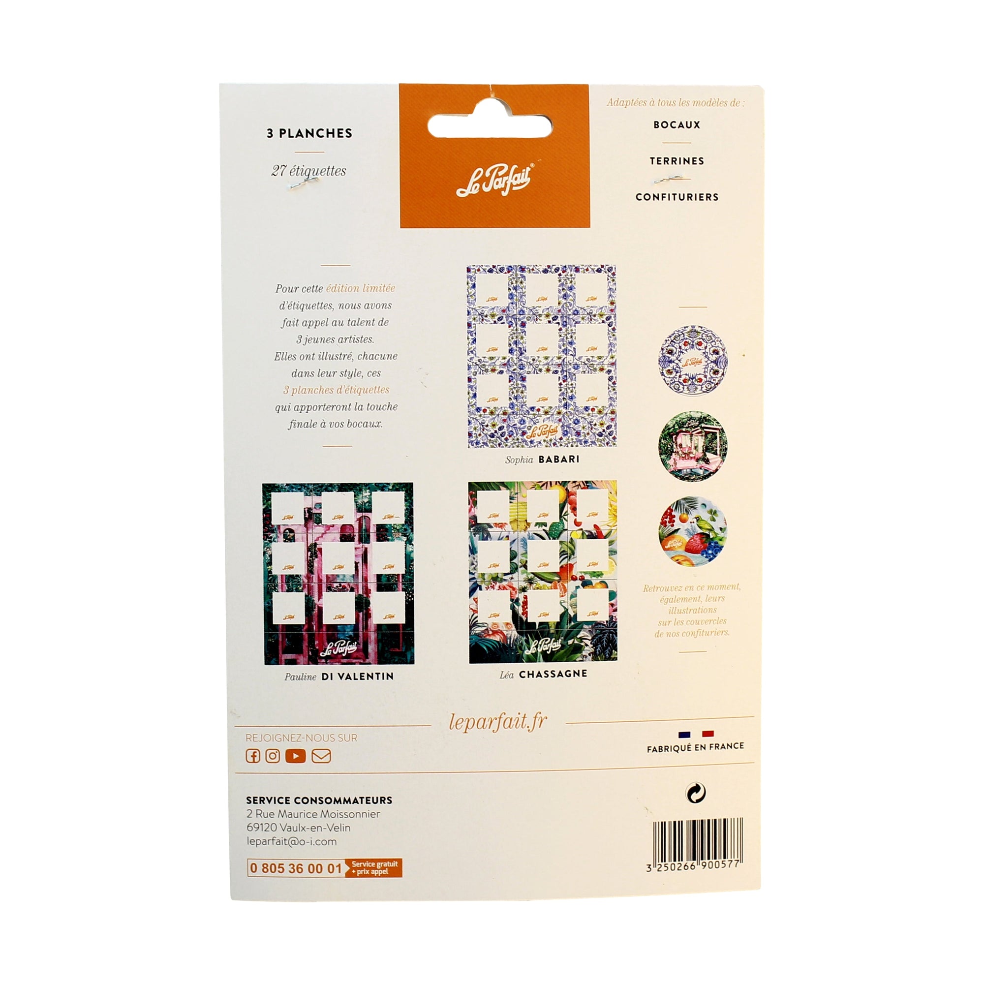 Le Parfait Labels