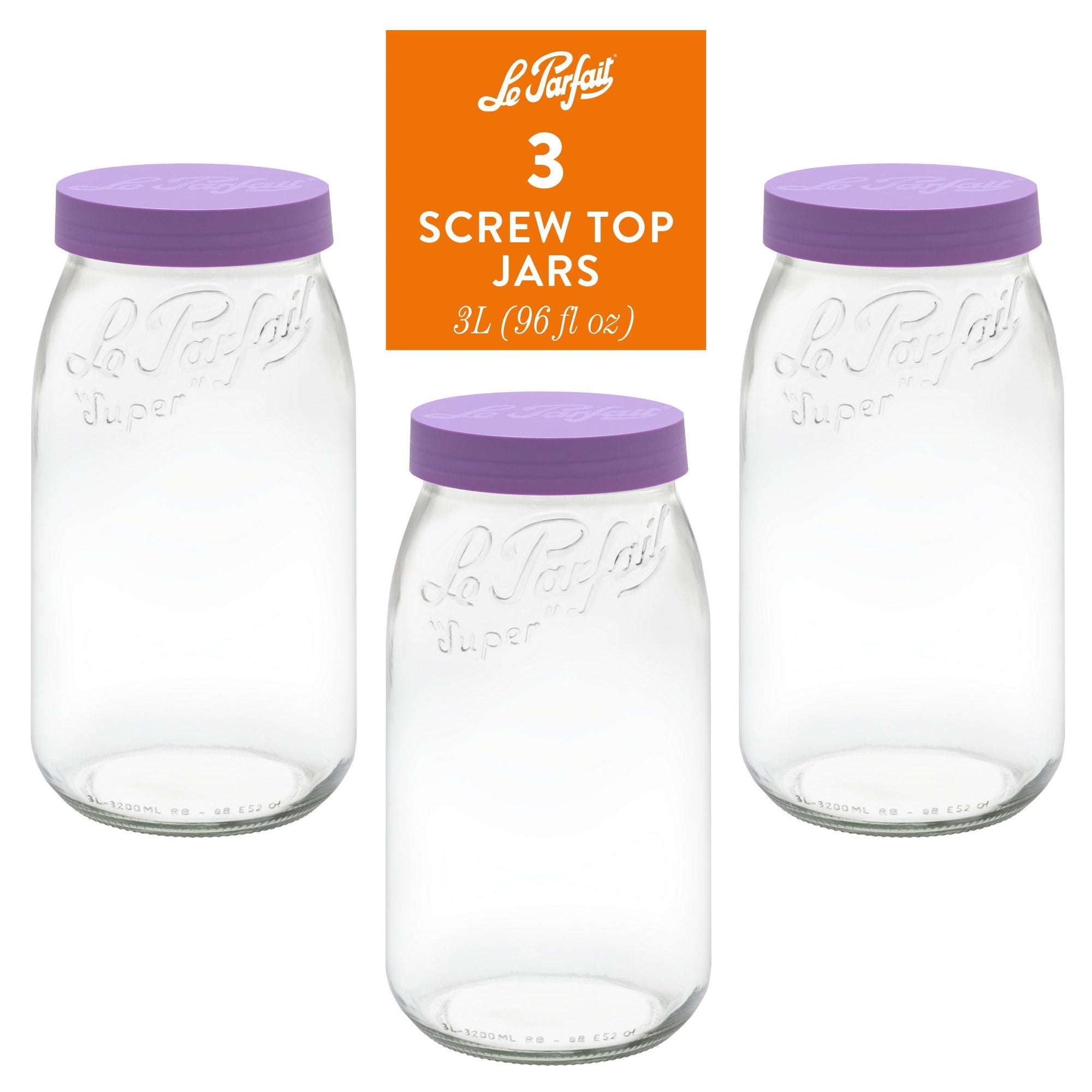 Le Parfait Screw Top Jars